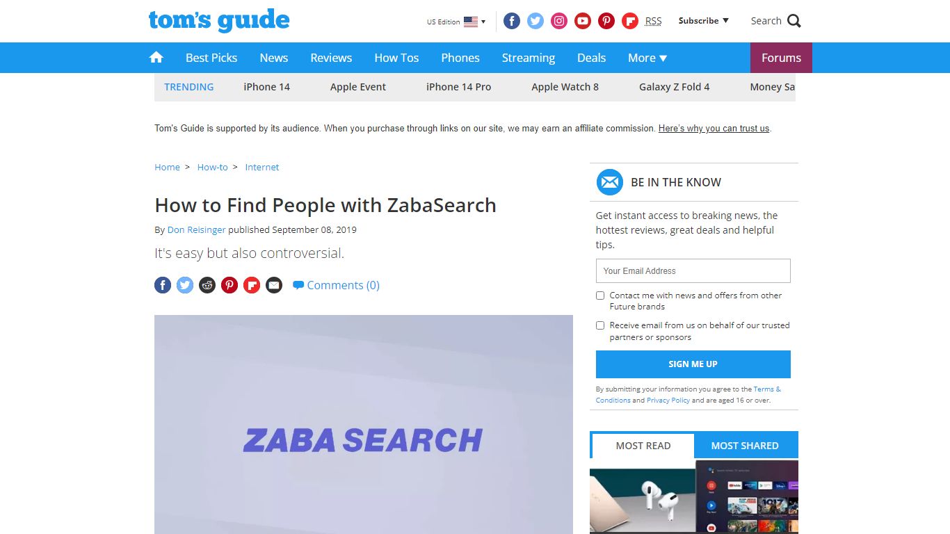 How to Find People with ZabaSearch | Tom's Guide